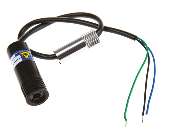Módulo Láser Global Laser Beta CW, rojo, λ 670nm, pot. salida 3mW, clase 3R, -12V máx., Punto, control TTL