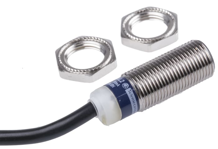 Telemecanique XS512B1NAL2 Inductive Proximity Sensor - 12mm Metal Barrel, 2-Wire AC/DC, 2m Cable