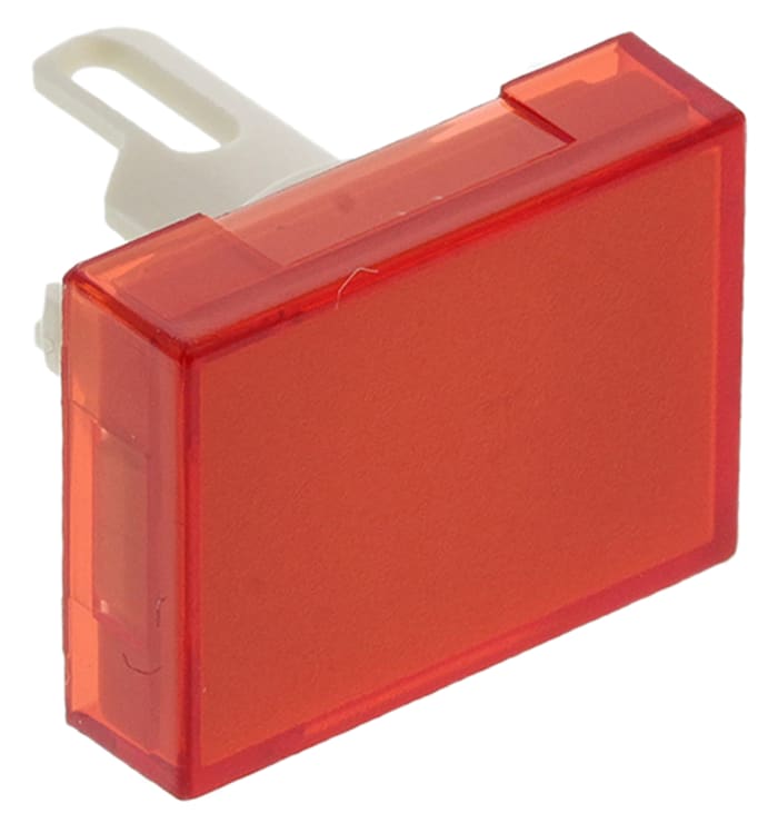 Omron Red Rectangular Push Button Lens