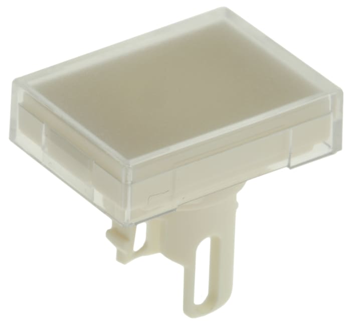 Omron White Rectangular Push Button Lens