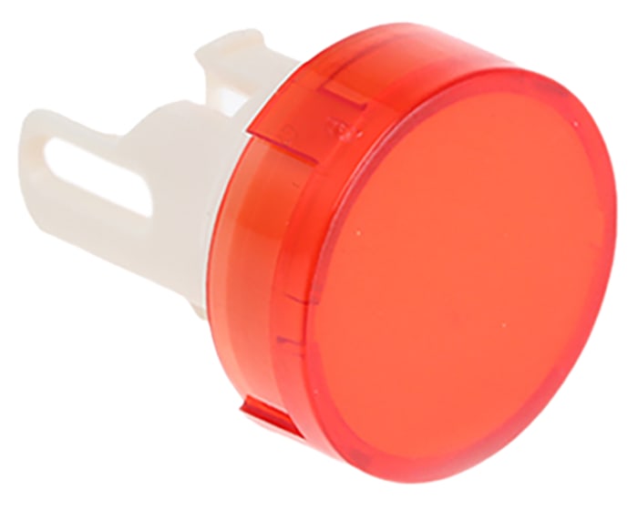 Omron Red Round Push Button Lens