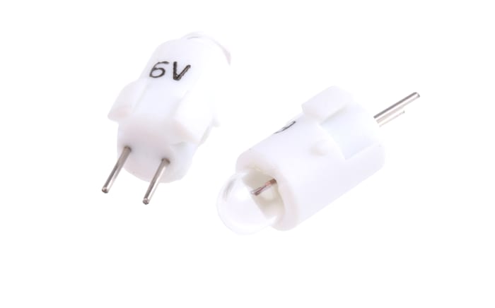 Omron Indicator Light, Clear, 6 V ac/dc, 60 mA
