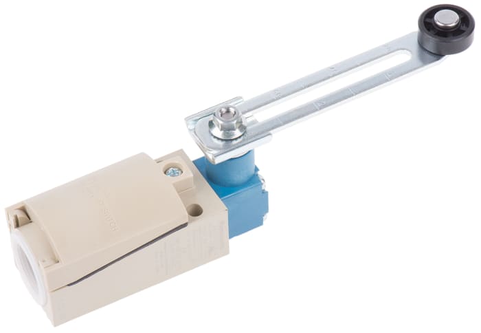 Interrupteur de fin de course Panasonic AZD1, Levier à galet, NO/NF, 6A, 380V