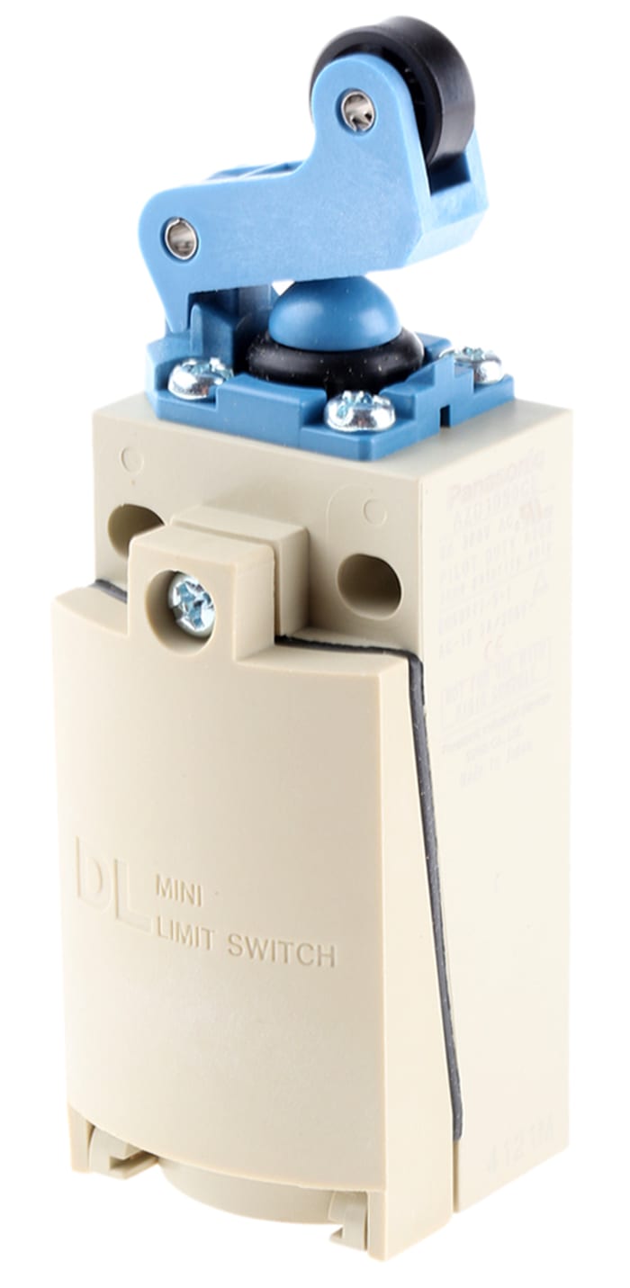 Panasonic AZD1 Series Lever Limit Switch, NO/NC, IP67, DPST, 380V ac Max, 6A Max