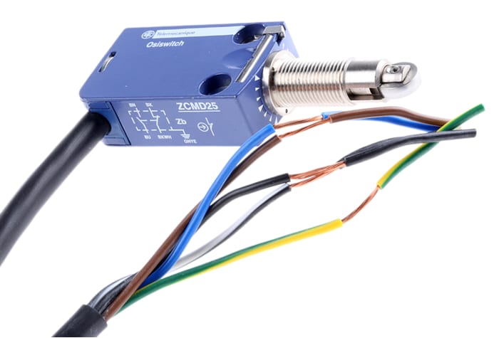 Telemecanique Sensors OsiSense XC Series Plunger Limit Switch, NO/NC, IP66, IP67, IP68, DP, Zinc Alloy Housing, 240V ac