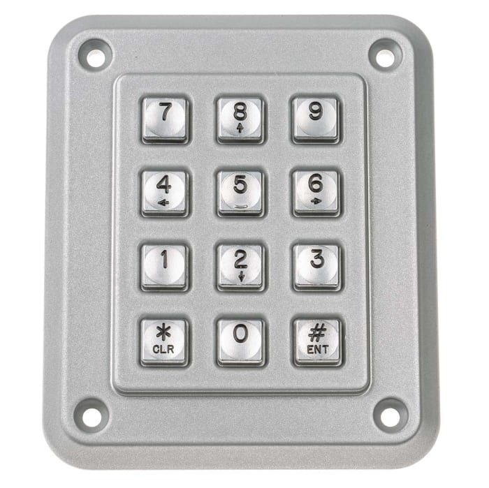 Storm IP65 12 Key Die Cast Zinc Keypad