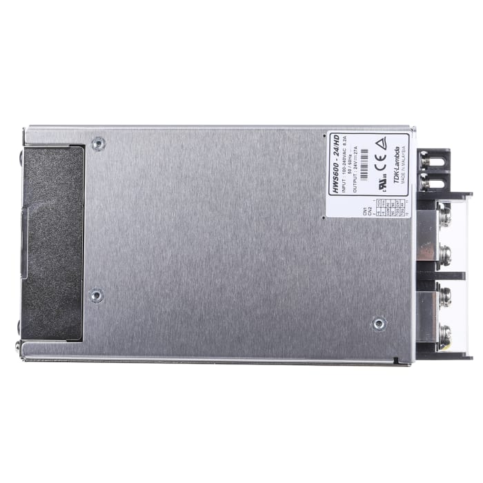 HWS600-24/HD TDK-Lambda | TDK-Lambda Switching Power Supply, HWS600-24/HD, 24V dc, 27A, 648W, 1 Output, 120 → 330 V dc, 85 → 265 V | 200-308 | RS Components HWS600-24/HD TDK-Lambda | TDK-Lambda Switching Power Supply, HWS600-24/HD, 24V dc, 27A, 648W, 1 Output, 120 → 330 V dc, 85 → 265 V | 200-308 | RS Components