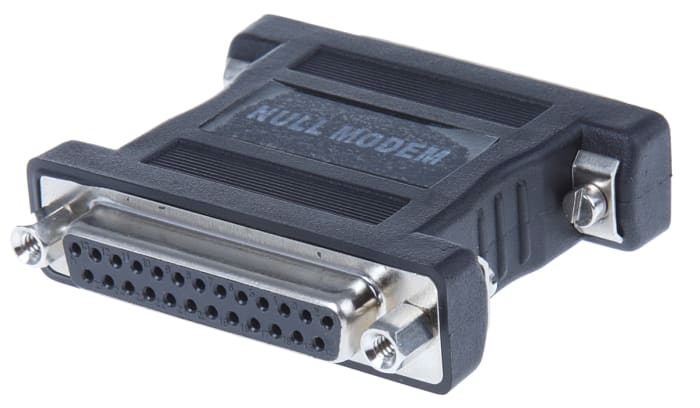 RS PRO D-sub Adapter Male 25 Way D-Sub to Female 25 Way D-Sub
