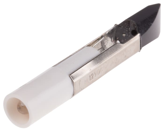 Voyant RS PRO Blanc Simple composant 6.8 mm