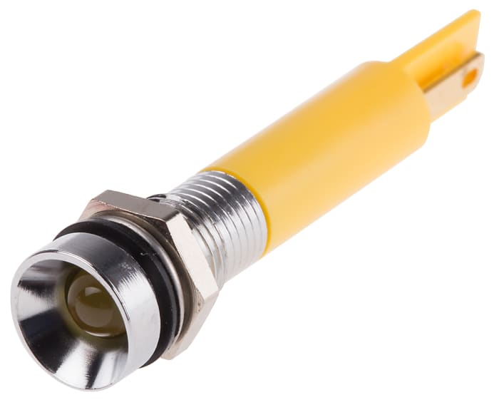 RS PRO Yellow Panel Mount Indicator, 230 V ac