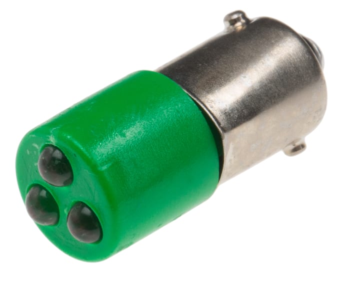 RS PRO Green Panel Mount Indicator, 130 V ac Panel Mount