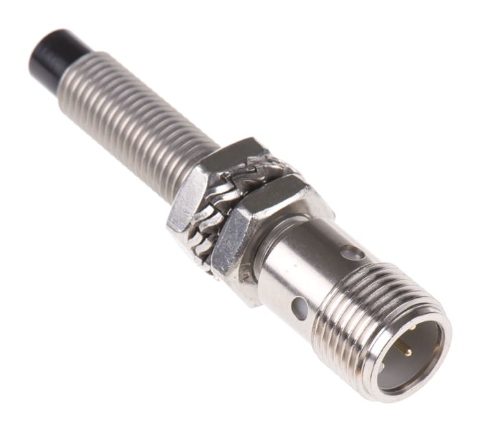 RS PRO Inductive Threaded Barrel Proximity Sensor, M8, 4 mm Detection, PNP NO, 10 → 30 V dc