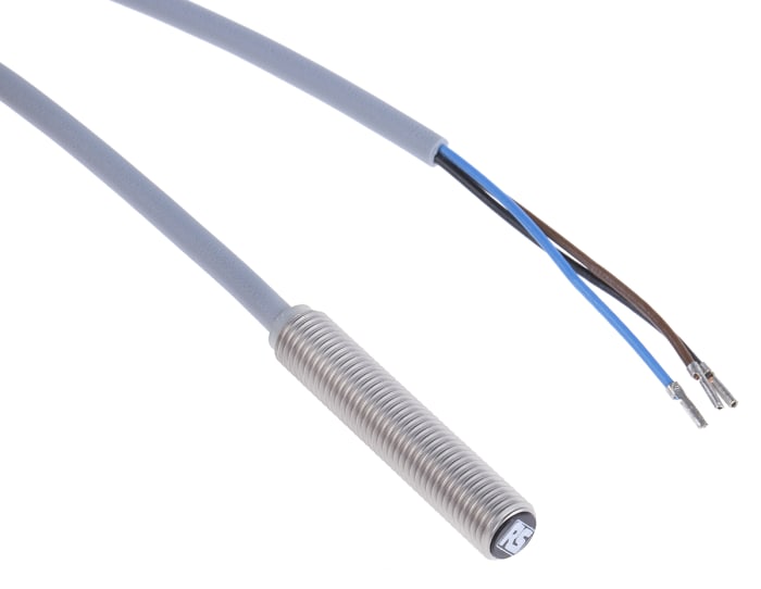 RS PRO Inductive Threaded Barrel Proximity Sensor, M8, 1.5 mm Detection, PNP NO, 10 → 30 V dc
