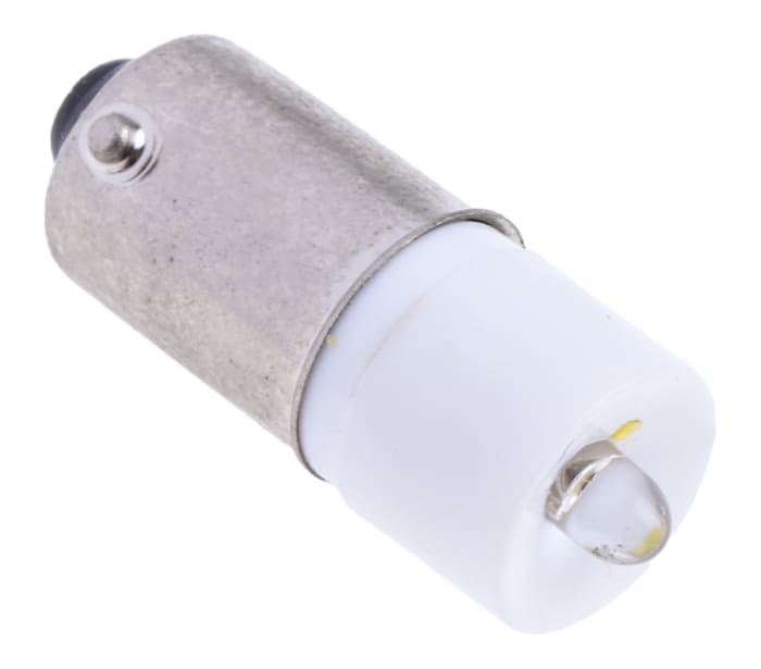 Voyant lumineux Blanc, culot BA9S, 60V c.a. / V c.c.