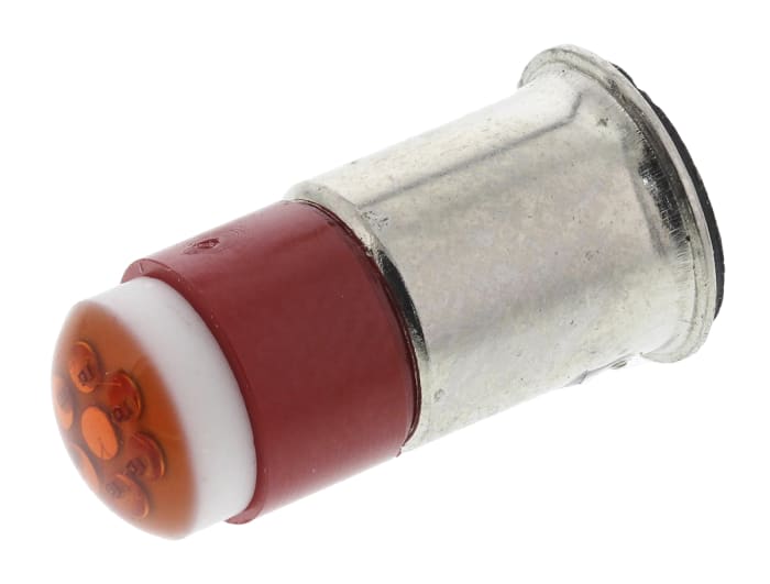 RS PRO Red LED Indicator Lamp, 24V dc, Midget Flange Base, 6mm Diameter, 40mcd