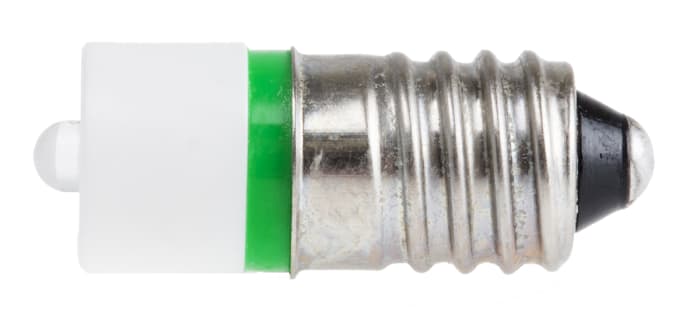 Voyant lumineux Vert, culot E10, 230V c.a.