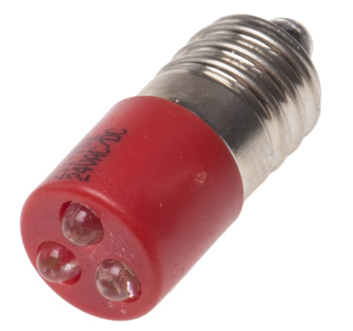 RS PRO Red Panel Mount Indicator, 25 x 10mm Mounting Hole Size