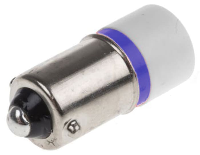RS PRO | RS PRO Blue LED Indicator Lamp, 24V ac/dc, BA9s Base, 10mm ...