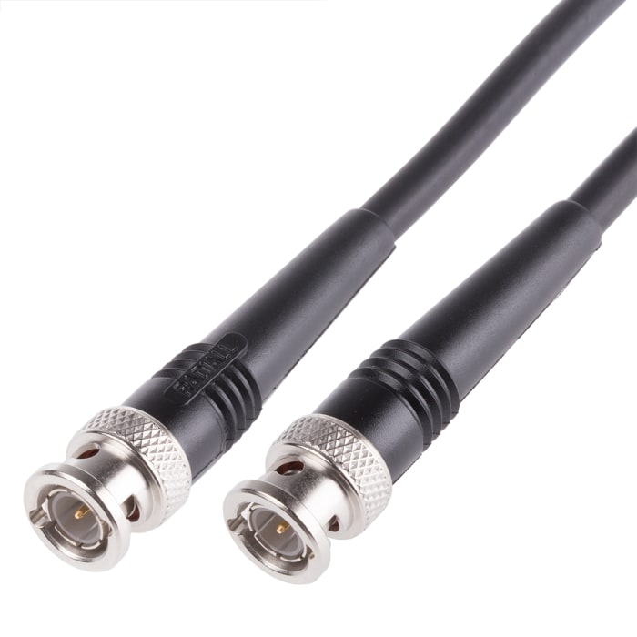 Radiall Male BNC to Male BNC, 3m, RG59 Coaxial, Terminated75 Ω