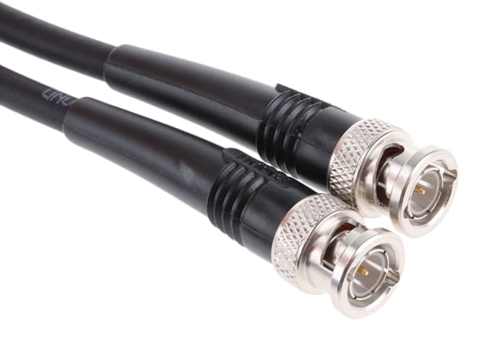 Radiall Male BNC to Male BNC, 2m, RG59 Coaxial, Terminated75 Ω