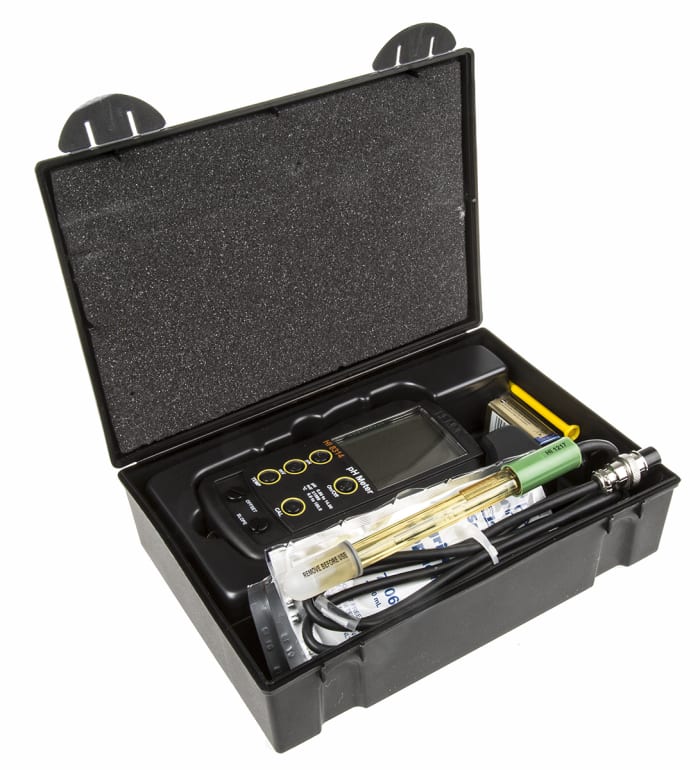 Hanna Instruments HI 8314 pH Meter, ±0.01pH Accuracy, 0.01pH Resolution, +14pH Max, +100 °C Max