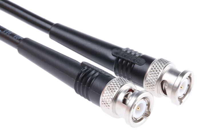 Radiall Male BNC to Male BNC, 1m, RG223 Coaxial, Terminated50 Ω