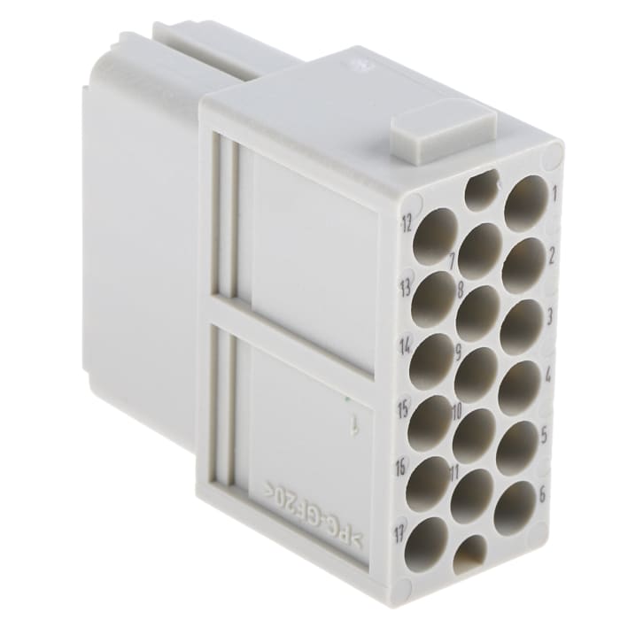 Module HARTING série Han-Modular, 17 contacts , 10A, Femelle