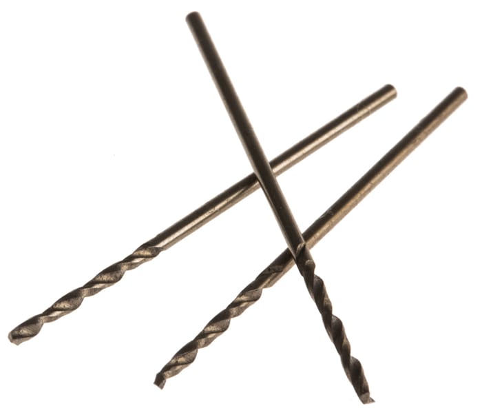 RS PRO HSCo Twist Drill Bit, 1mm Diameter, 34mm Overall