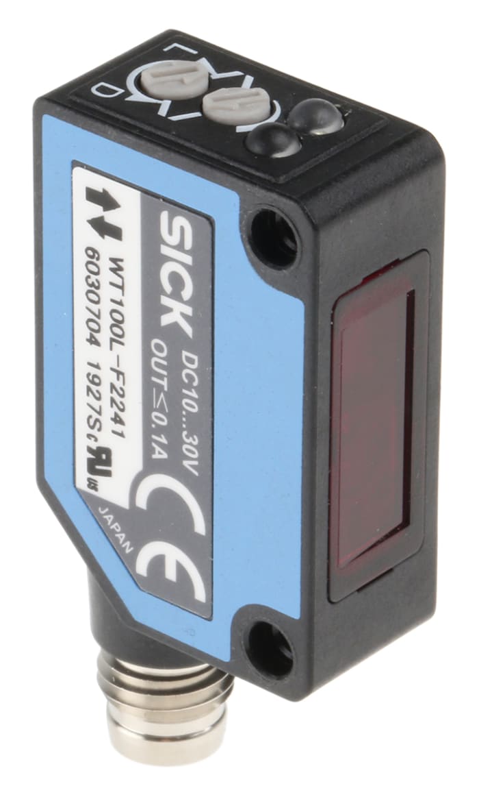 SICK Diffuse Photoelectric Sensor, Block Sensor, 450 mm Detection Range