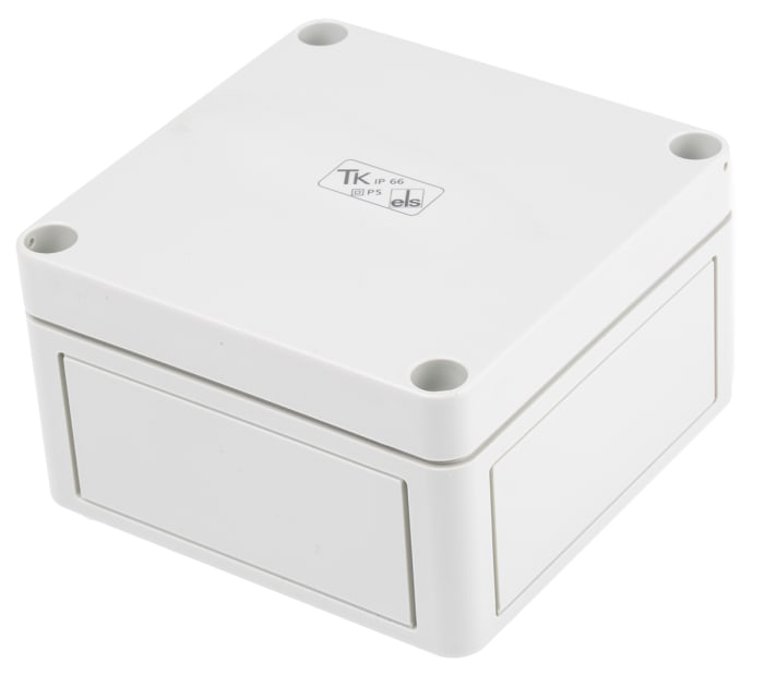 Spelsberg TK PS Series Grey Polystyrene Enclosure, IP66, Grey Lid, 110 x 110 x 66mm
