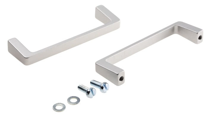 Poignée en Aluminium, 98 x 12 x 28mm à utiliser avec Boîtier d'instrument métallique
