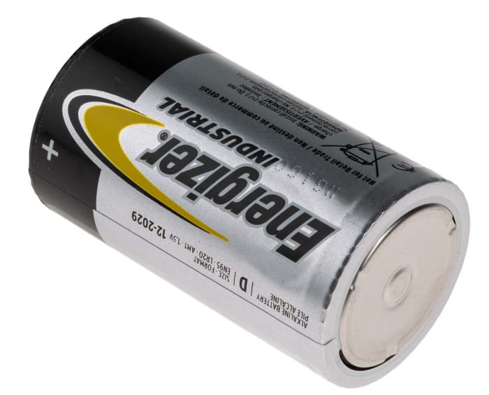 Pila alcalina 1,5 V LR20/D Energizer Industrial - Equipo de laboratorio