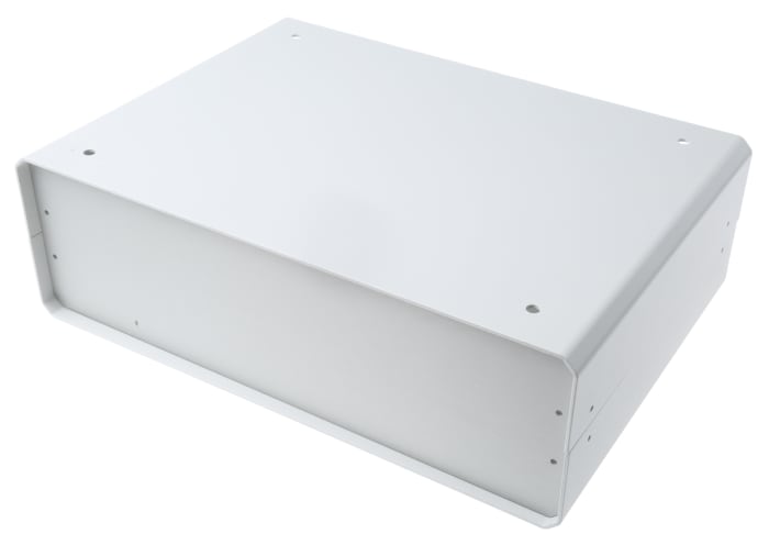 Boîtier d'instrumentation METCASE Unicase en Aluminium Gris, dim. ext. 250 x 350 x 110mm