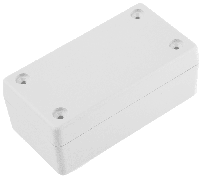 OKW Shell-Type Case Series White ABS Handheld Enclosure, , IP65, 85 x 45 x 33mm