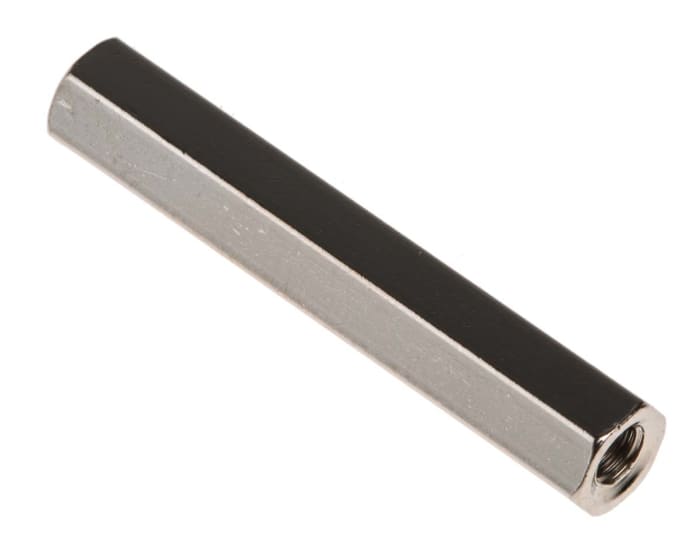 RS PRO Standoff, M3 x M3 Thread, 30mm Body, Brass, Female/Female