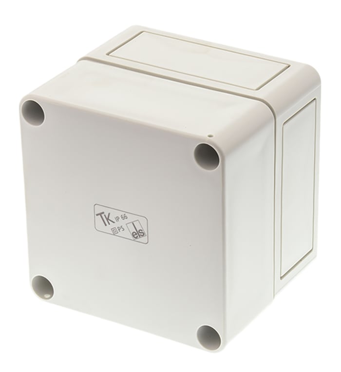Spelsberg TK PS Series Grey Polystyrene Enclosure, IP66, Grey Lid, 94 x 94 x 81mm