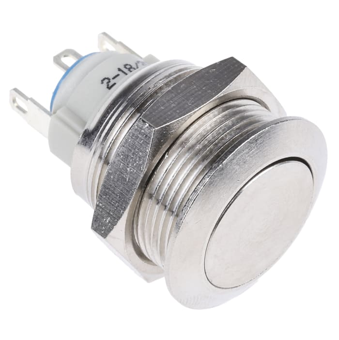 APEM Push Button Switch, Latching, 19.2mm Cutout, 48V dc, IP65