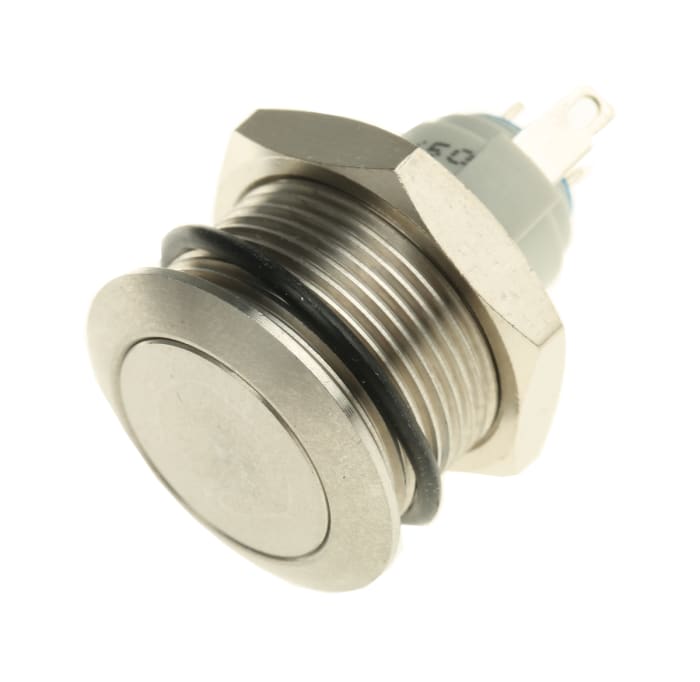 APEM Push Button Switch, Latching, 19.2mm Cutout, 48V dc, IP65