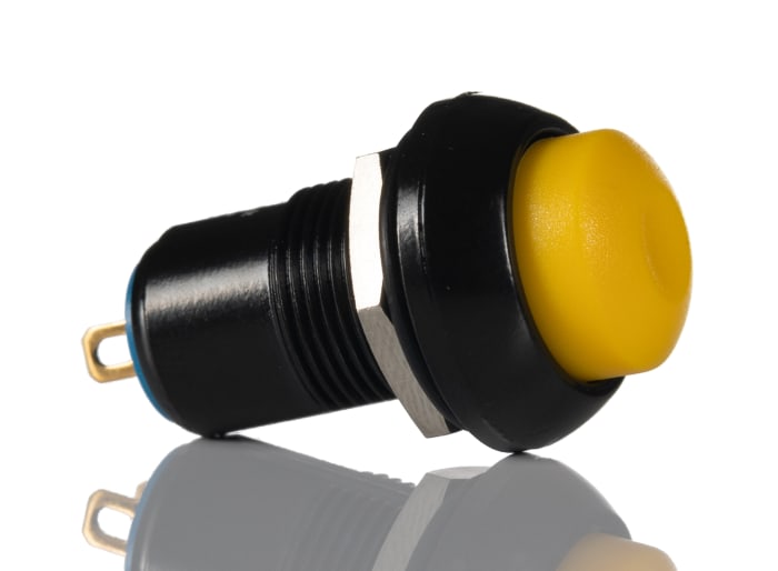 APEM Push Button Switch, Latching, Panel Mount, 13.6mm Cutout, 28V dc, IP67