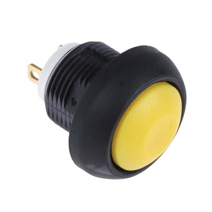 APEM IS Series Series Push Button Switch, Momentary, 13.6mm Cutout, SPST, 32V ac, IP67