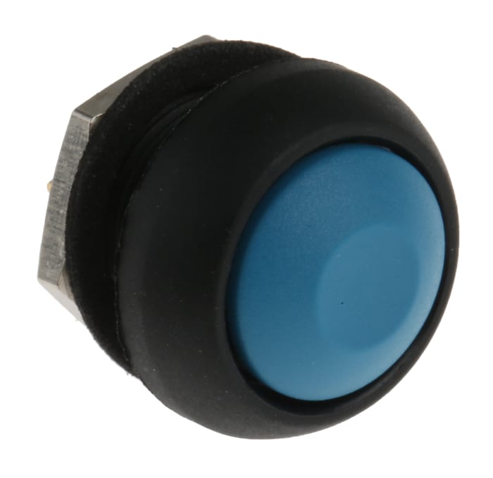 APEM IS Series Series Push Button Switch, Momentary, 13.6mm Cutout, SPST, 32V ac, IP67