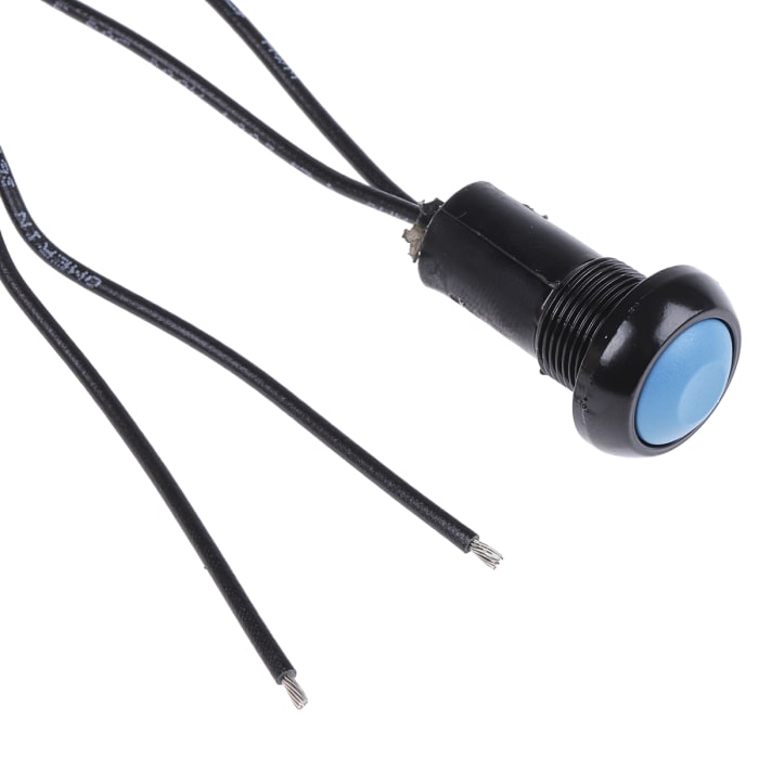 APEM Push Button Switch, Momentary, Panel Mount, 13.6mm Cutout, SPST, 28V dc, IP67