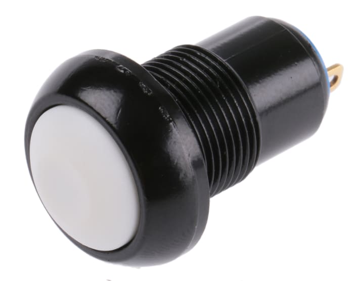 APEM Push Button Switch, Latching, Panel Mount, 13.6mm Cutout, SPST, 28V dc, IP67