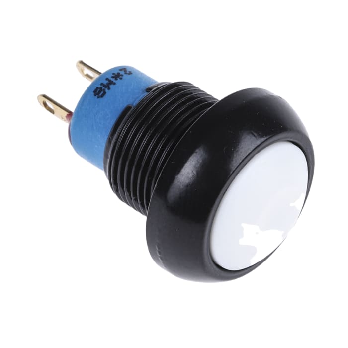 APEM Push Button Switch, Momentary, Panel Mount, 13.6mm Cutout, SPST, 48V ac, IP67