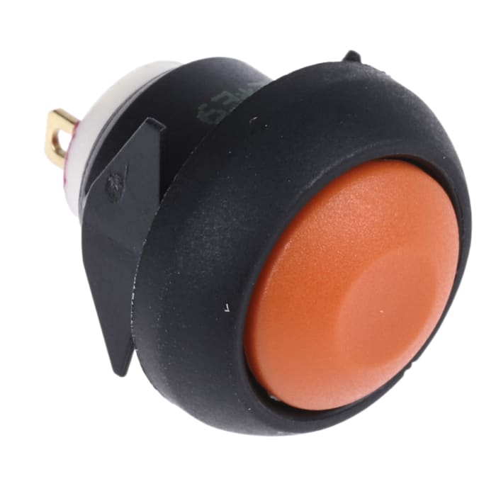 APEM Miniature Push Button Switch, Momentary, Panel Mount, 12.2mm Cutout, SPST, 32V ac, IP67