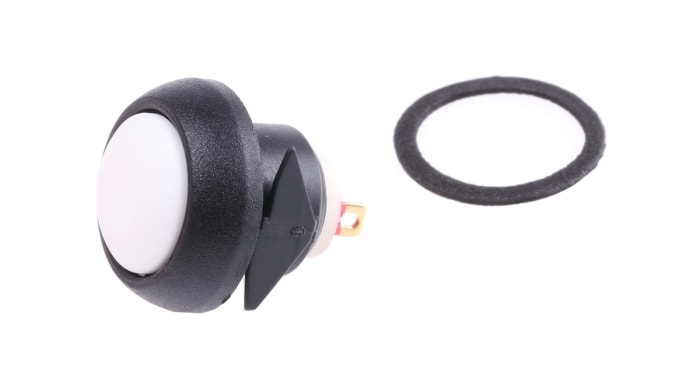 APEM Miniature Push Button Switch, Momentary, Panel Mount, 12.2mm Cutout, SPST, 32V ac, IP67