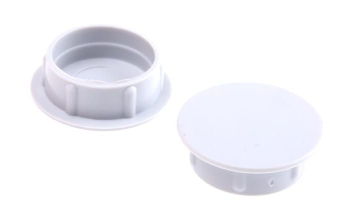 Tapa para mando de potenciómetro Sifam, diámetro 21.5mm, Color Gris