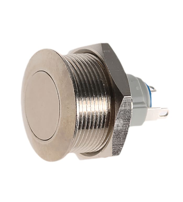 APEM Push Button Switch, Latching, Panel Mount, 22mm Cutout, 48V dc, IP65, IP67