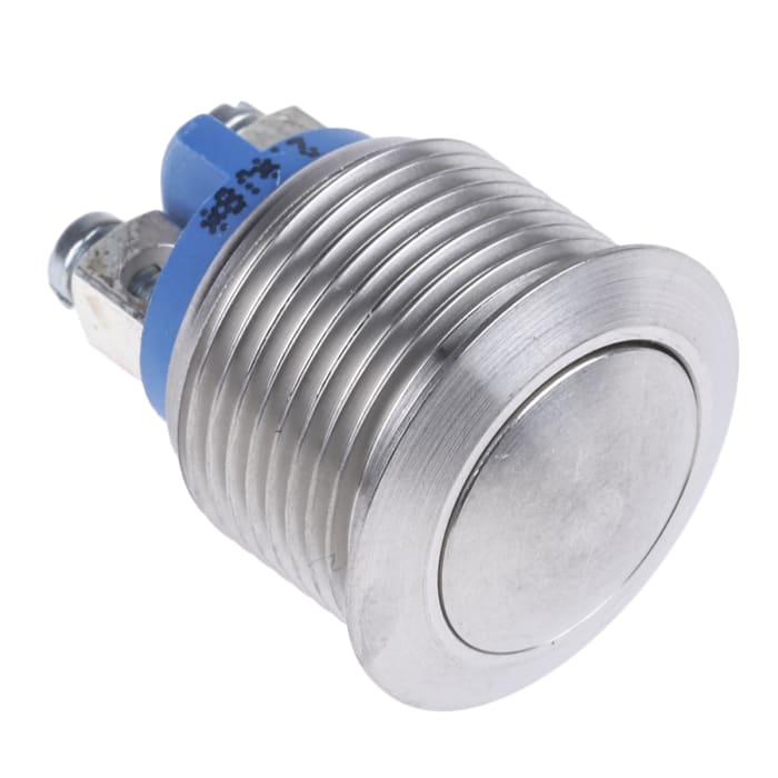 APEM Push Button Switch, Momentary, Panel Mount, 16.2mm Cutout, SPST, IP65