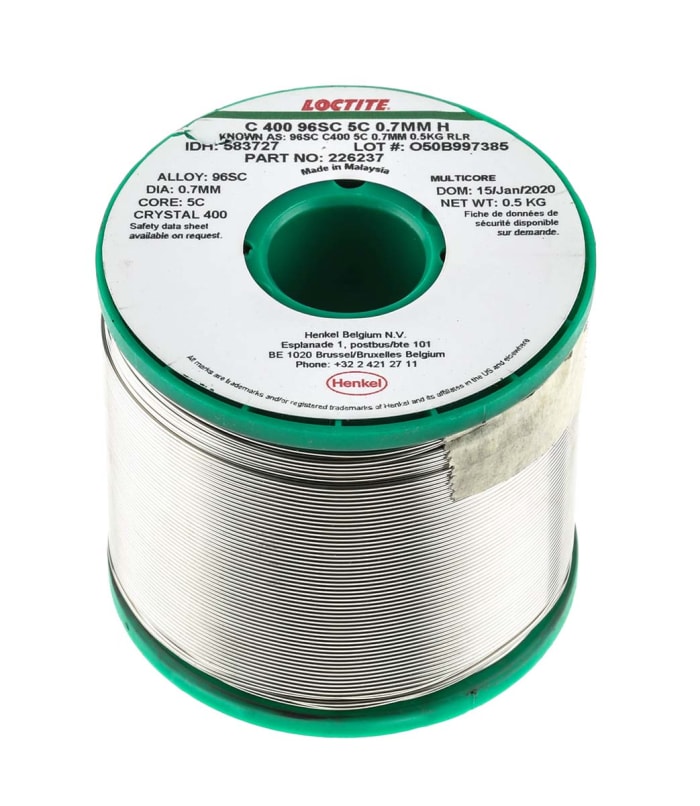 583727 Multicore | Multicore Wire, 0.7mm Lead Free Solder, 217°C 